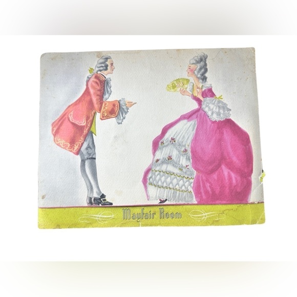 Mayfair Room Historic Menu 👑 - Picture 2 of 4